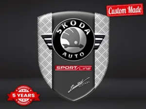 Skoda Pegatinas Luna Trasera Universal Estrella Alta Calidad